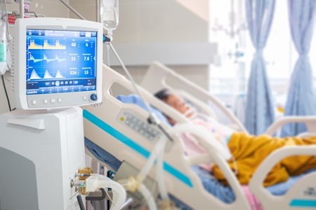 a patient in intensive care unite